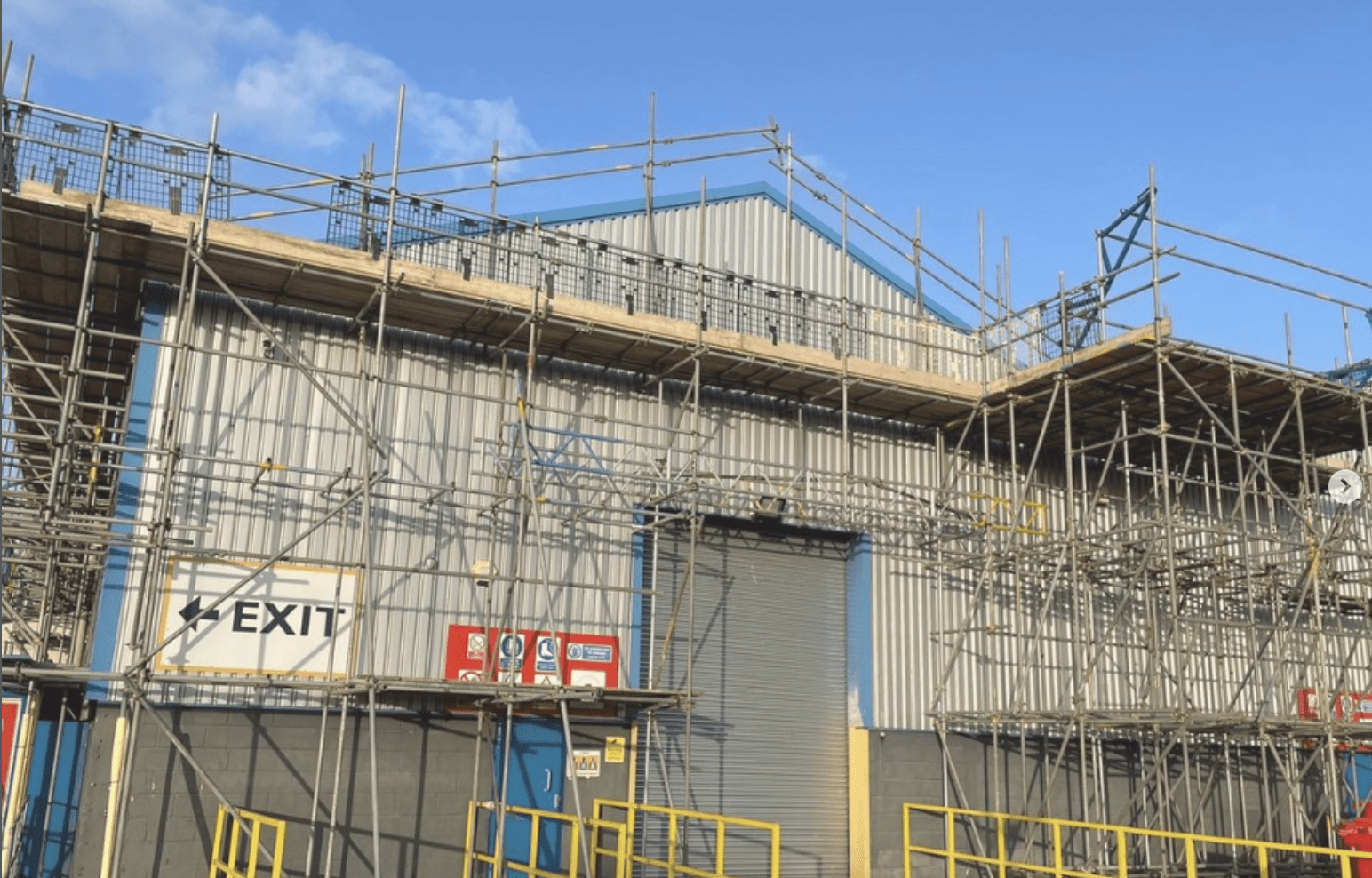 PJ Slater Industrial Scaffold Hire Peterborough commercial scaffolding in Cambridge