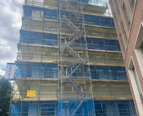 PJ Slater Spillers Mill Cambridge Scaffolding commercial scaffolding in Bedfordshire cambridge scaffolder