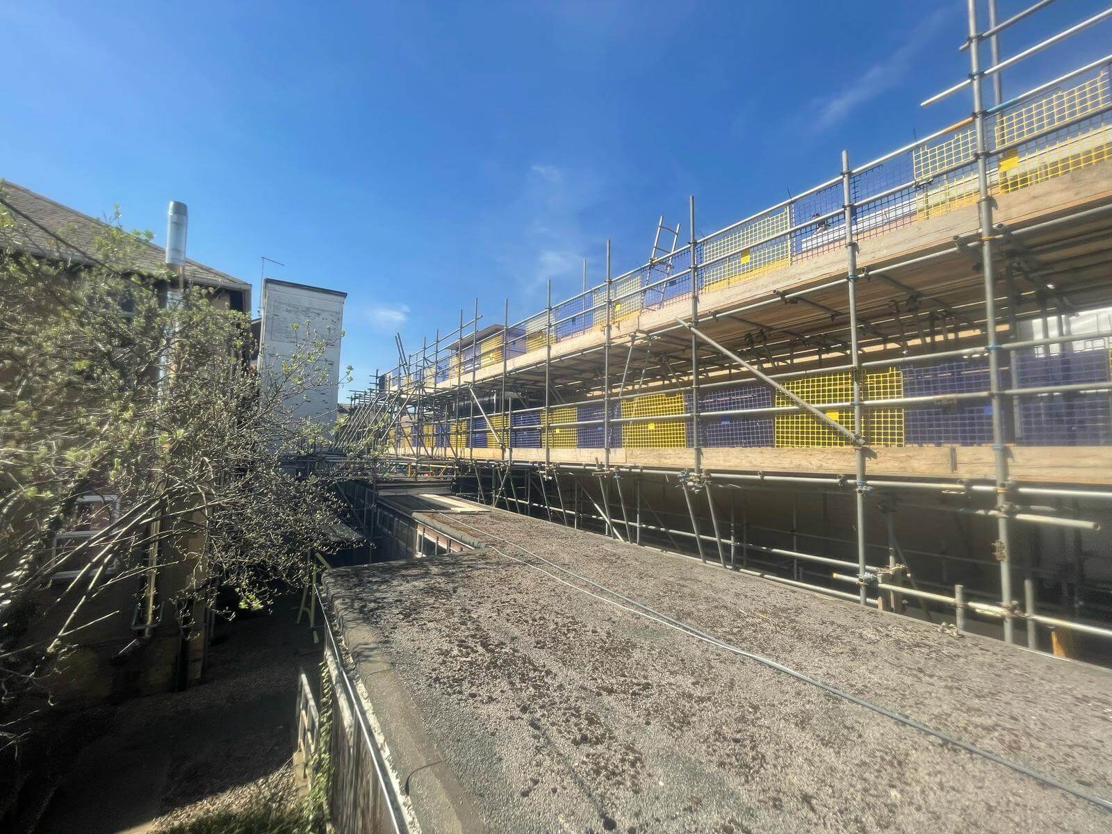 PJ Slater Stamford and Rutland industrial scaffolding project commercial scaffolding in Rutland